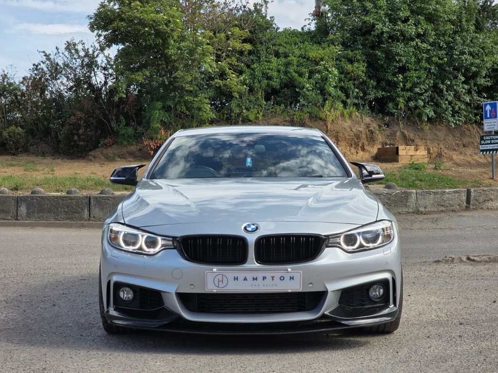 BMW 4 Series Gran Coupe Hatchback YB66UJH Silver #3