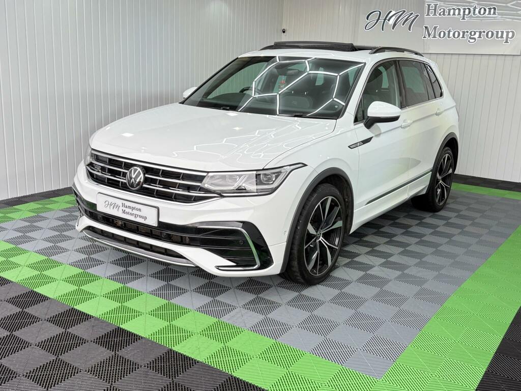 Volkswagen Tiguan 2.0 Tdi R-line Edition Dsg Euro 6 Ss J21MSF White #2