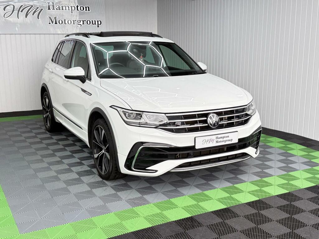 Volkswagen Tiguan 2.0 Tdi R-line Edition Dsg Euro 6 Ss J21MSF White #4