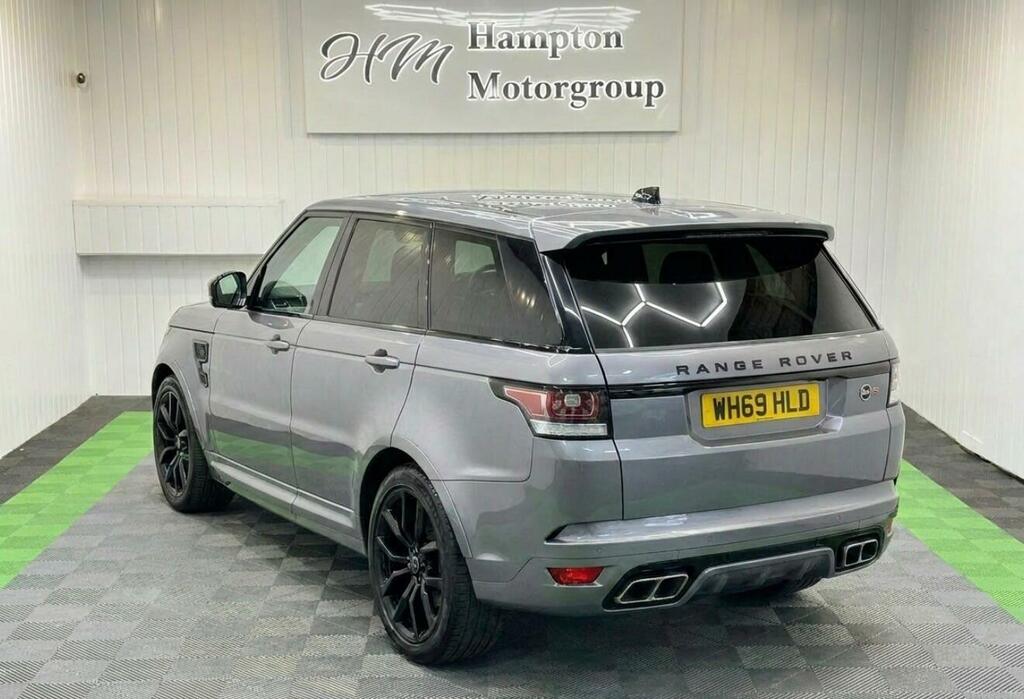 Land Rover Range Rover Sport 5.0 P575 V8 Svr 4Wd Euro 6 Ss WH69HLD Grey #4