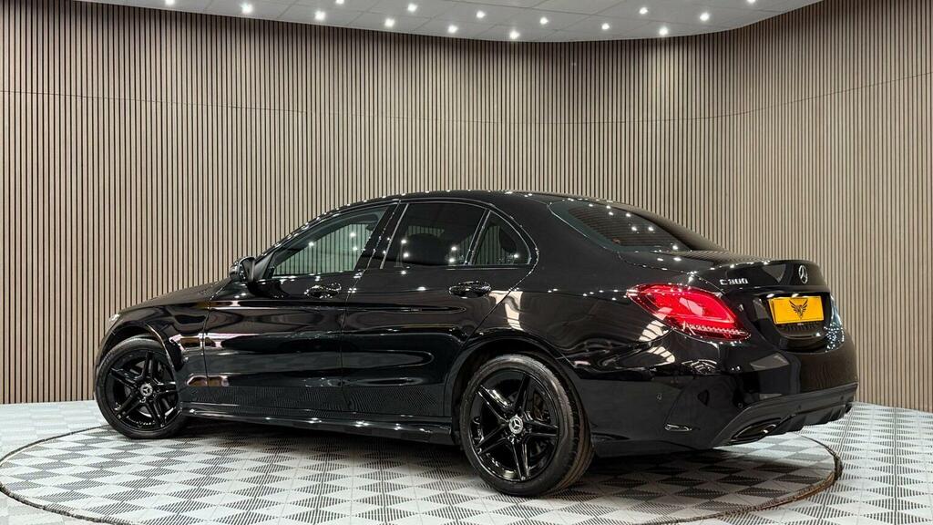Mercedes-Benz C Class Saloon 2.0 C300 Amg Line G-tronic Euro 6 Ss LR68UON Black #2