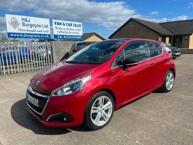Peugeot 208 1.6 Bluehdi Gt Line Hatchback Eu Red