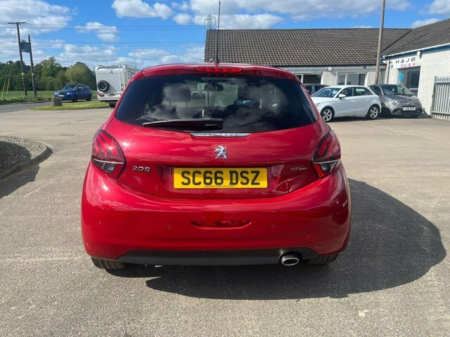 Peugeot 208 1.6 Bluehdi Gt Line Hatchback Eu Red #5