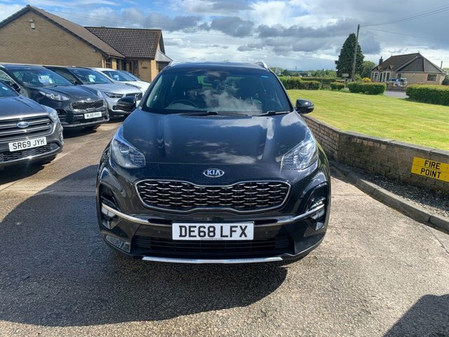 Kia Sportage 1.6 Crdi Gt-line Suv Euro 6 S S DE68LFX Black #2