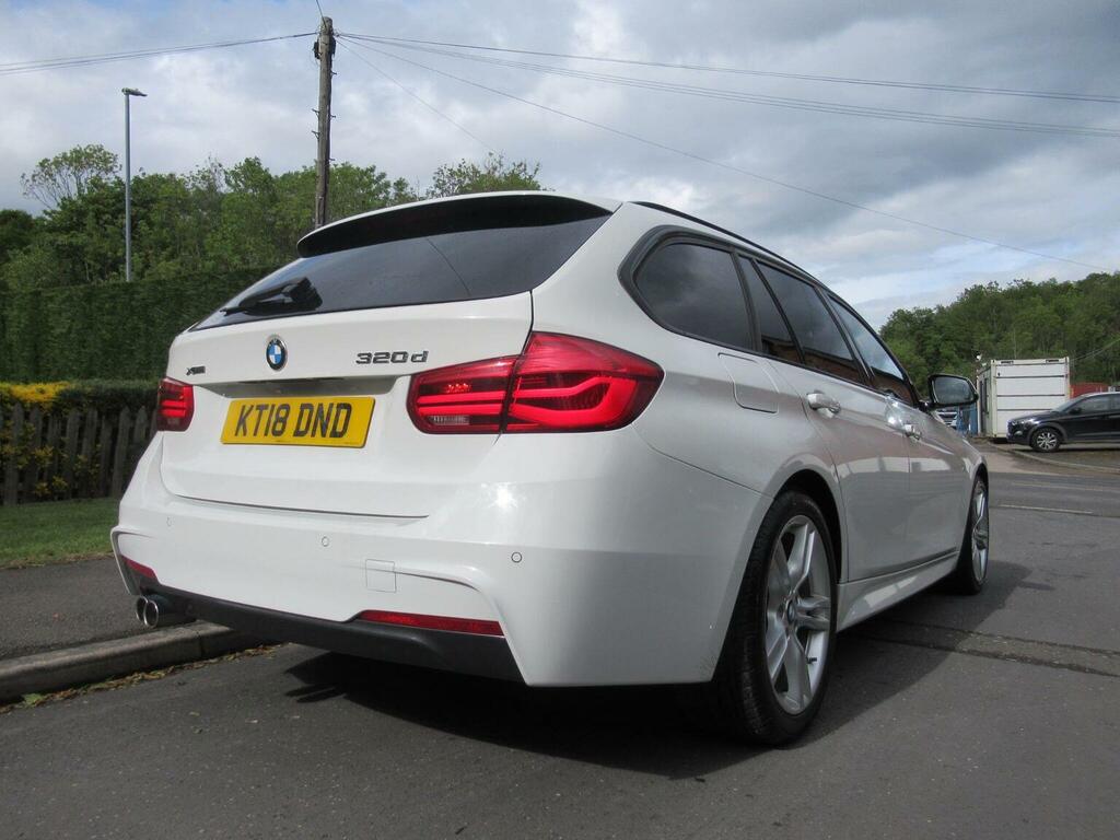 BMW 3 Series Estate 2.0 320D M Sport Touring Xdrive Euro 6 KT18DND White #3