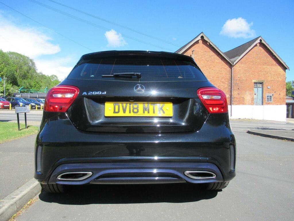 Mercedes-Benz A Class Hatchback 2.1 A200d Amg Line Euro 6 Ss 201 DV18MTK Black #4