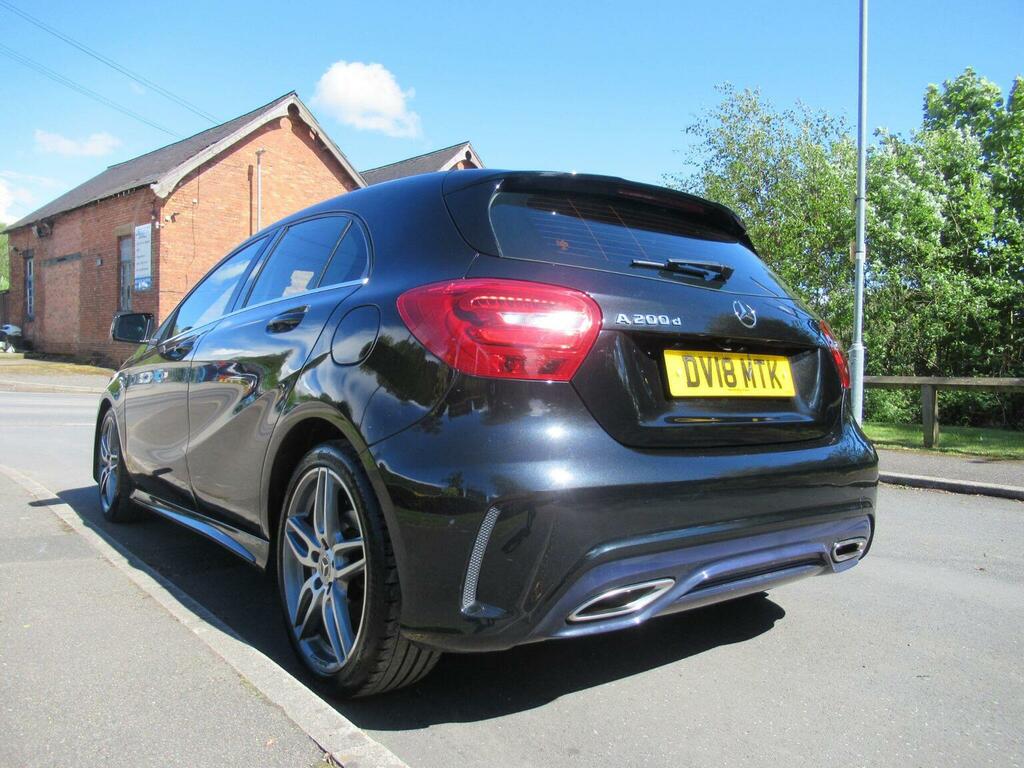 Mercedes-Benz A Class Hatchback 2.1 A200d Amg Line Euro 6 Ss 201 DV18MTK Black #5