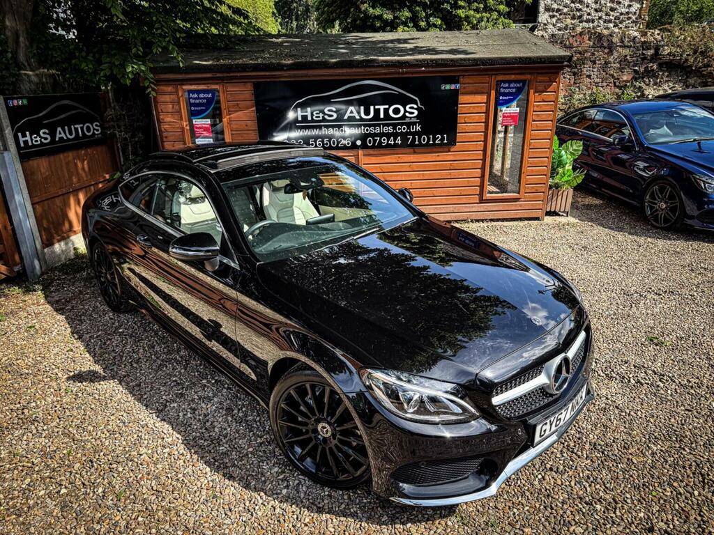 Mercedes-Benz C Class Coupe 2.0 C200 Amg Line Premium Plus G-tronic E Black #4