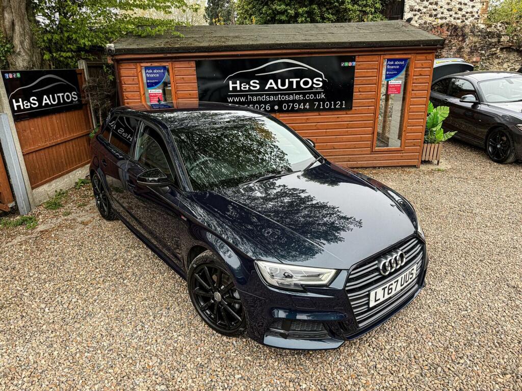 Audi A3 Hatchback 1.5 Tfsi Cod Black Edition Sportback Eur LT67UUS Blue #2