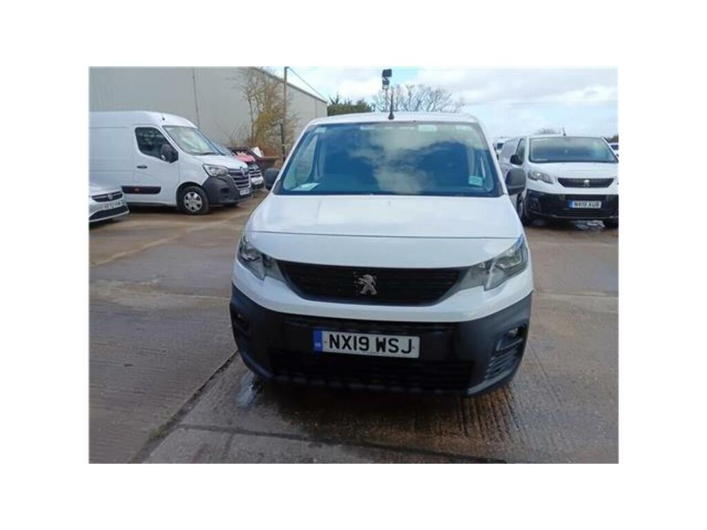 Peugeot Partner 1.6 Bluehdi 1000 Professional Standard Panel Van 5 NX19WSJ White #4