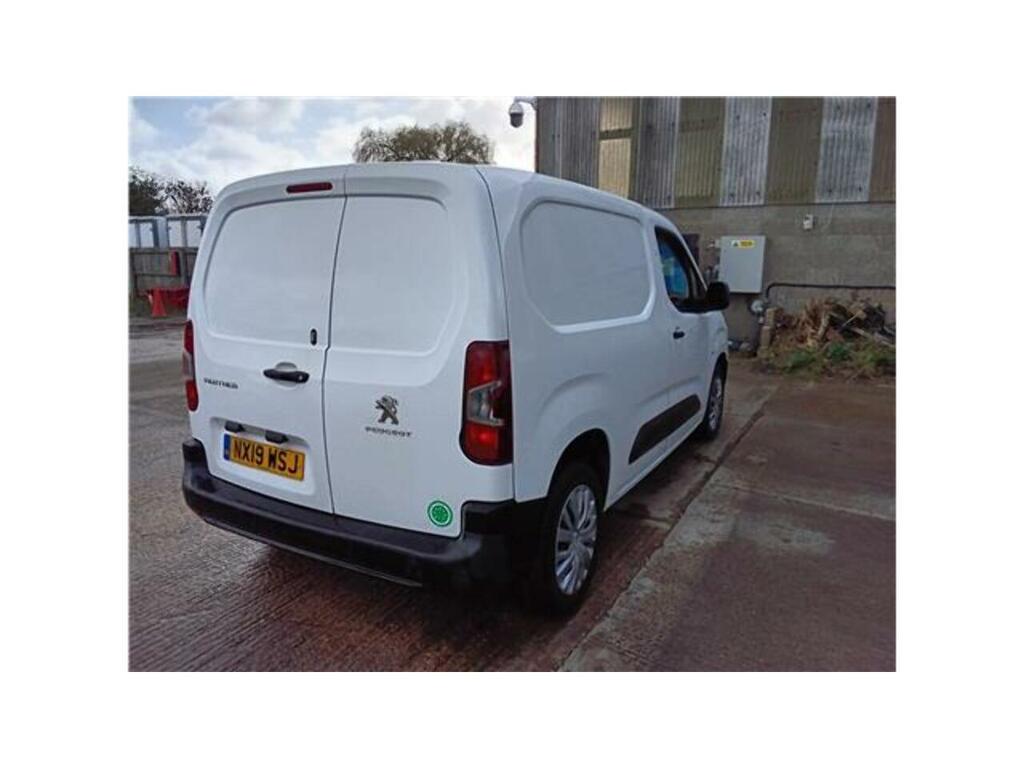 Peugeot Partner 1.6 Bluehdi 1000 Professional Standard Panel Van 5 NX19WSJ White #5