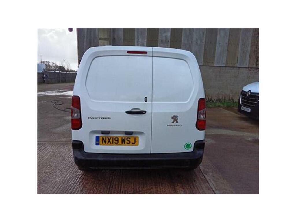 Peugeot Partner 1.6 Bluehdi 1000 Professional Standard Panel Van 5 NX19WSJ White #6