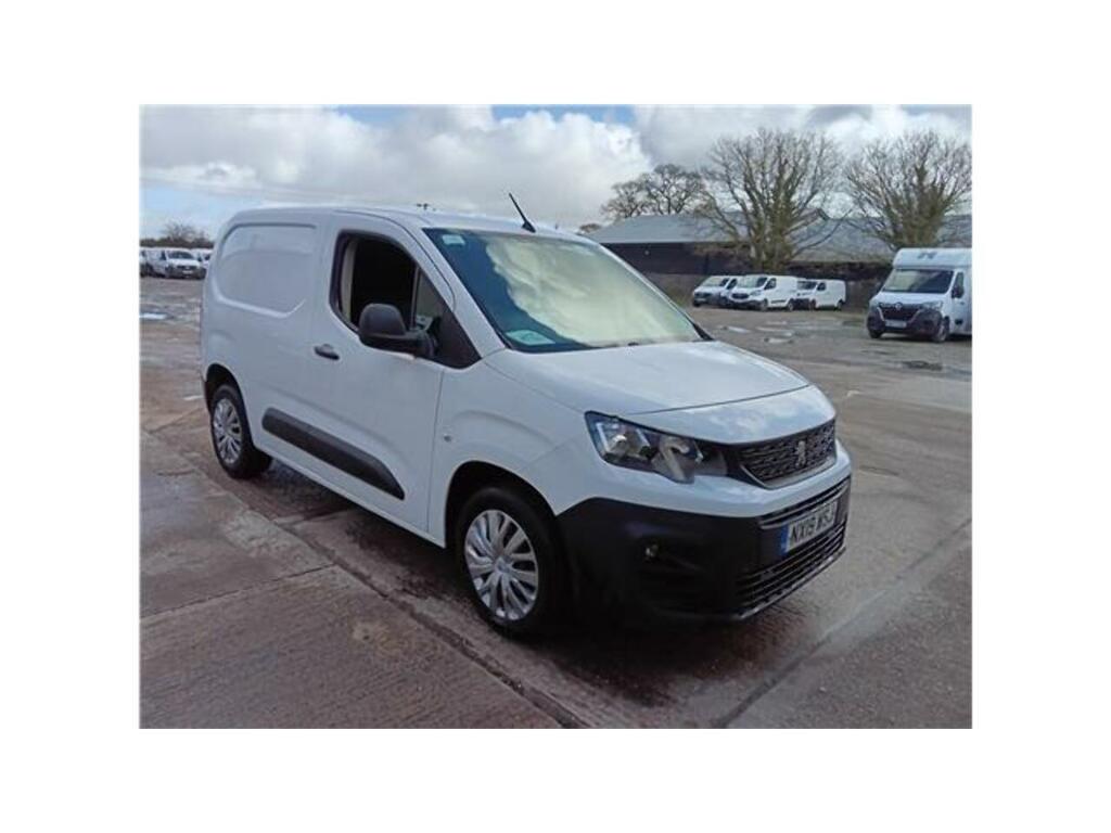 Peugeot Partner 1.6 Bluehdi 1000 Professional Standard Panel Van 5 NX19WSJ White #2
