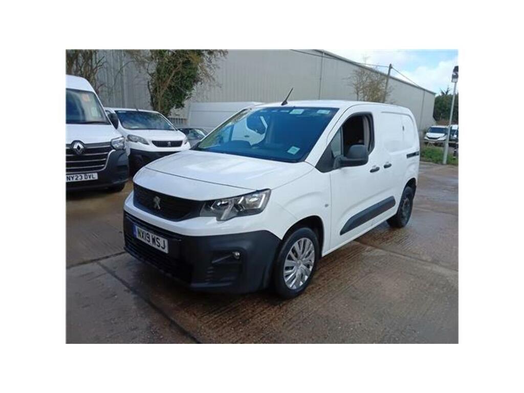 Peugeot Partner 1.6 Bluehdi 1000 Professional Standard Panel Van 5 NX19WSJ White #3