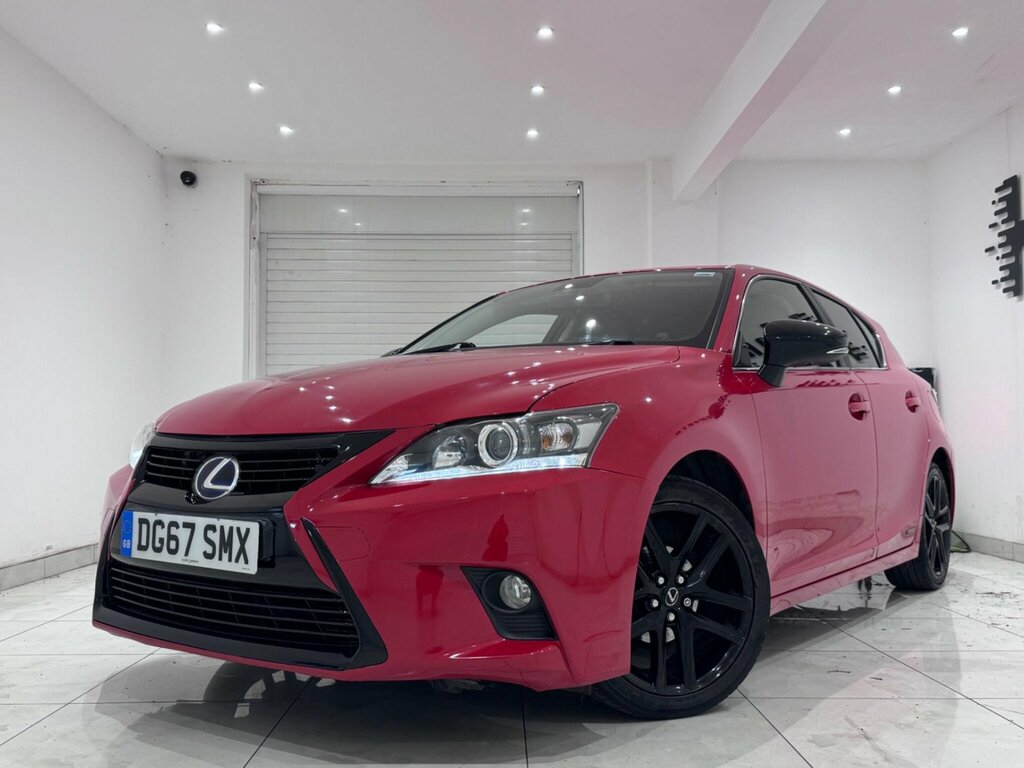 Lexus CT 1.8 200H Sport Cvt Euro 6 Ss DG67SMX Red #3