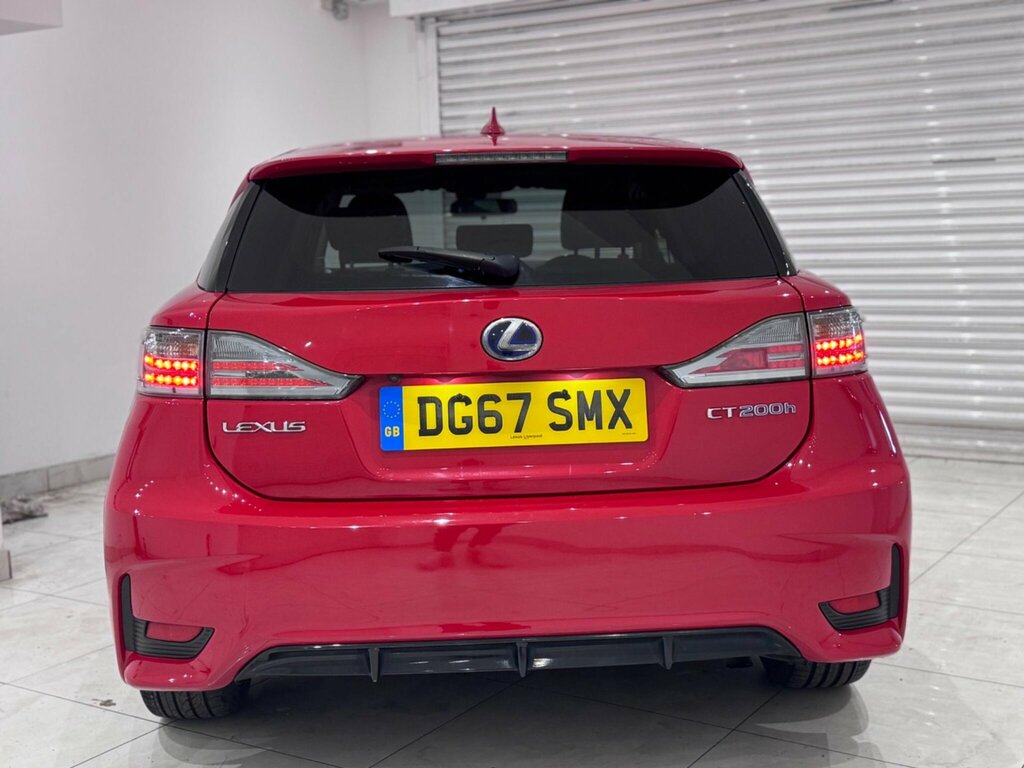 Lexus CT 1.8 200H Sport Cvt Euro 6 Ss DG67SMX Red #6