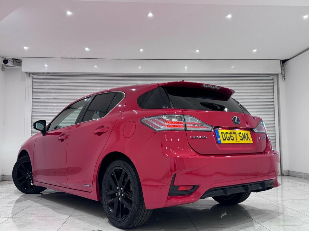 Lexus CT 1.8 200H Sport Cvt Euro 6 Ss DG67SMX Red #4