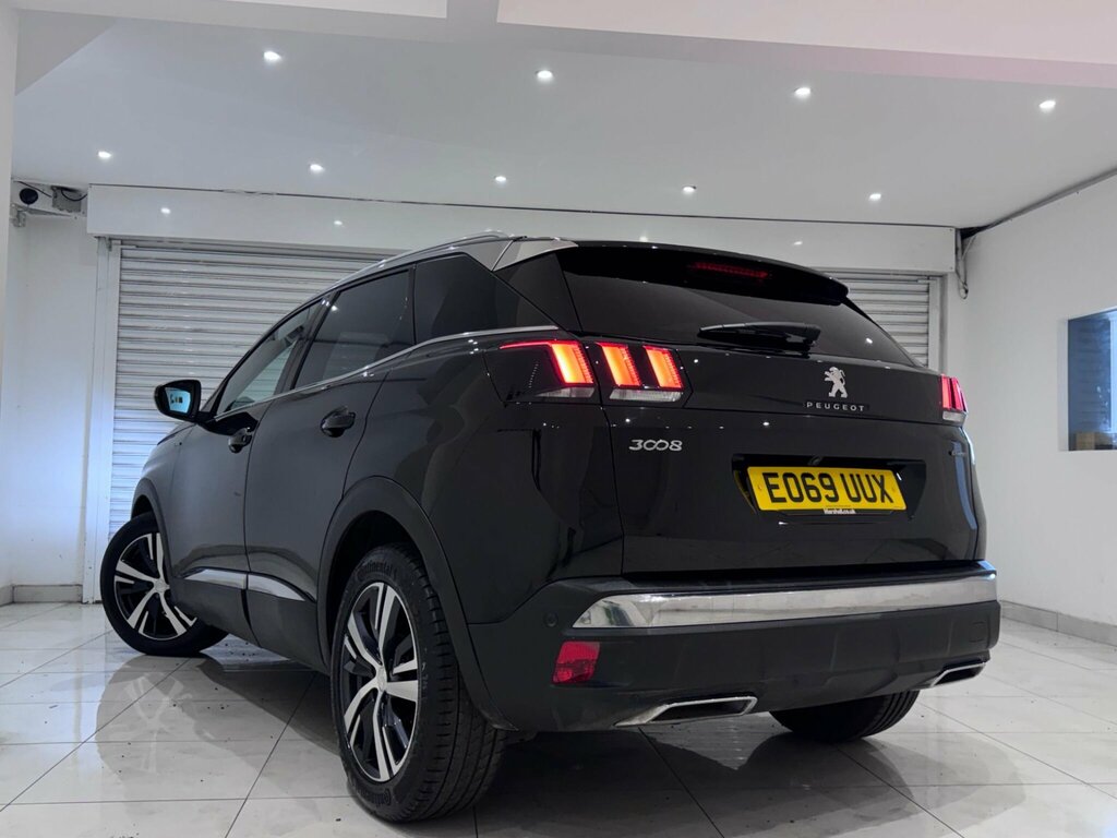 Peugeot 3008 1.5 Bluehdi Gt Line Eat Euro 6 Ss EO69UUX Black #4