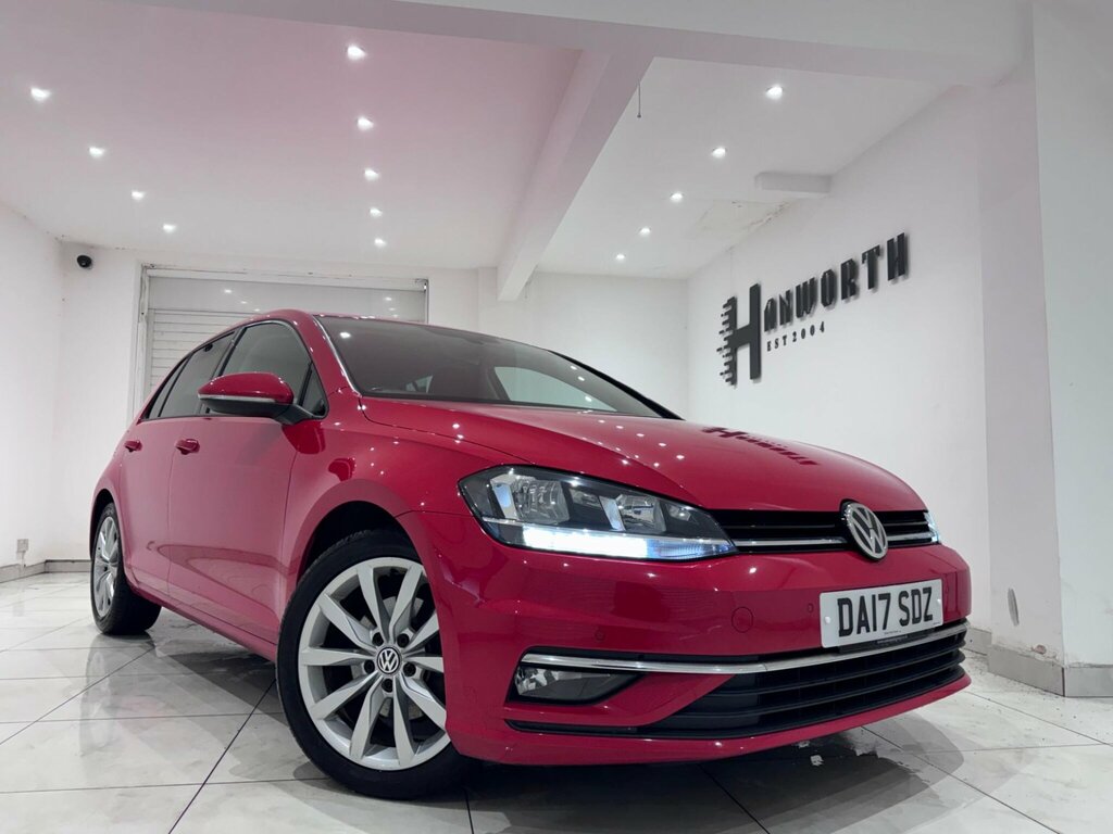Volkswagen Golf 2.0 Tdi Bluemotion Tech Gt Dsg Euro 6 Ss Red