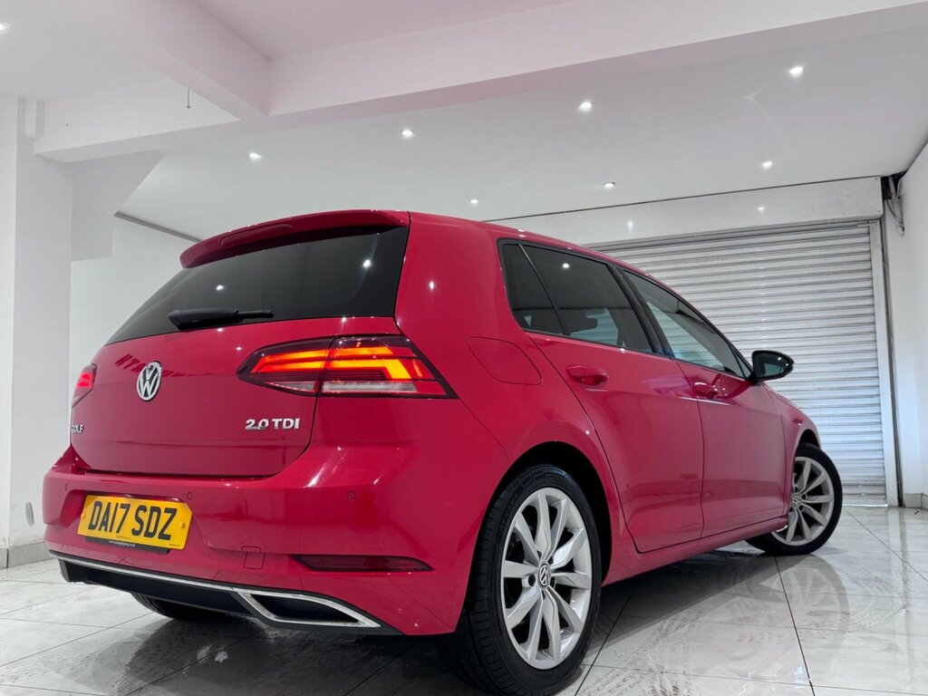Volkswagen Golf 2.0 Tdi Bluemotion Tech Gt Dsg Euro 6 Ss DA17SDZ Red #2
