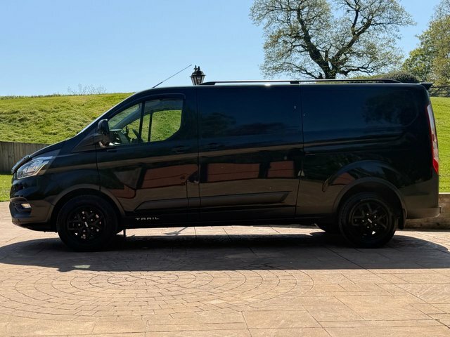 Ford Transit Custom 2022 2.0 340 Ecoblue Trail Panel Van Ma MM72PXS Black #4