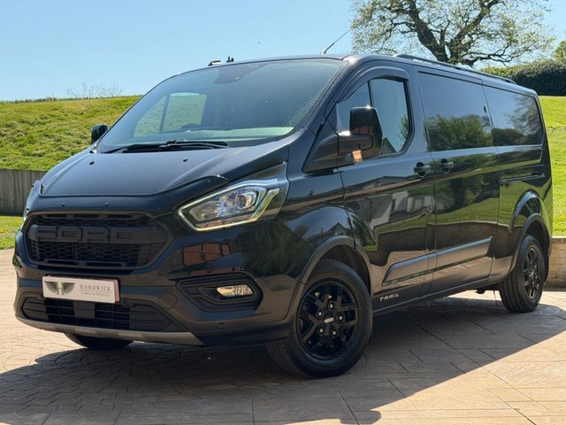 Ford Transit Custom 2022 2.0 340 Ecoblue Trail Panel Van Ma MM72PXS Black #2