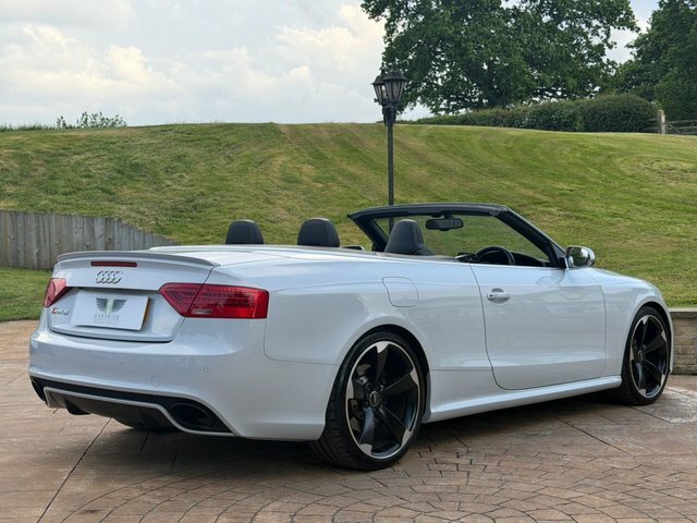 Audi RS5 2014 4.2 Fsi V8 Cabriolet S Tronic Quat Grey #5