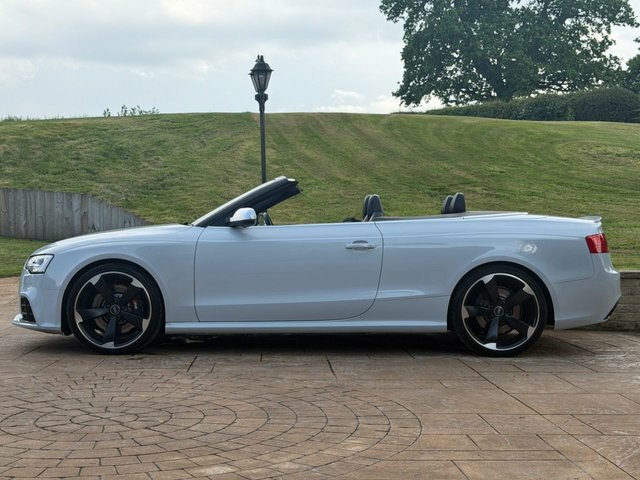 Audi RS5 2014 4.2 Fsi V8 Cabriolet S Tronic Quat Grey #4
