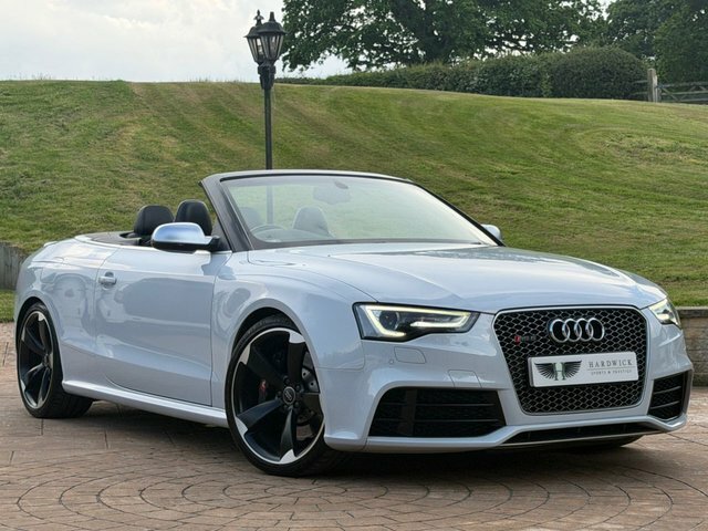 Audi RS5 2014 4.2 Fsi V8 Cabriolet S Tronic Quat Grey