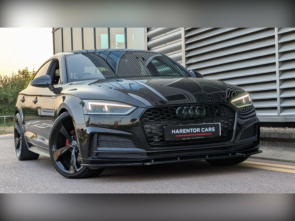 Audi A5 2.0 Tfsi 40 Black Edition Sportback S Tronic Euro DH19GMZ Black #6