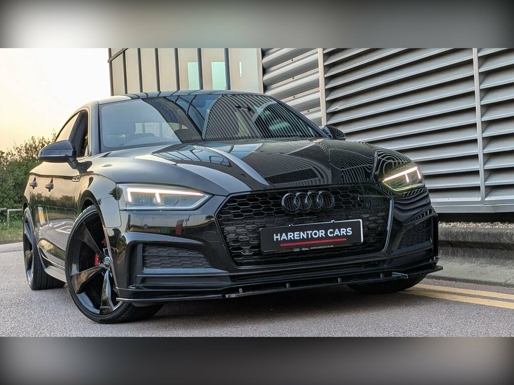 Audi A5 2.0 Tfsi 40 Black Edition Sportback S Tronic Euro DH19GMZ Black #5