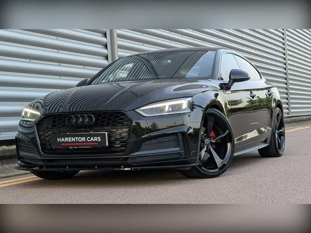 Audi A5 2.0 Tfsi 40 Black Edition Sportback S Tronic Euro DH19GMZ Black #3