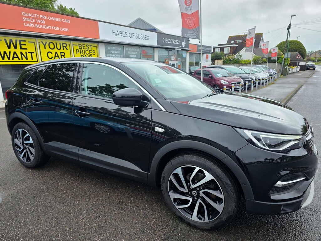 Vauxhall Grandland X 1.2 Turbo Elite Nav Suv Euro 6 Black