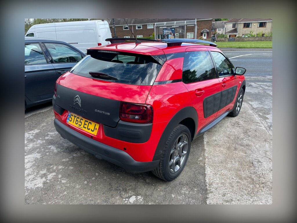 Citroen C4 Cactus 1.6 Bluehdi Feel Hatchback Euro Red #5