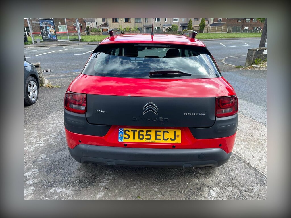 Citroen C4 Cactus 1.6 Bluehdi Feel Hatchback Euro Red #4