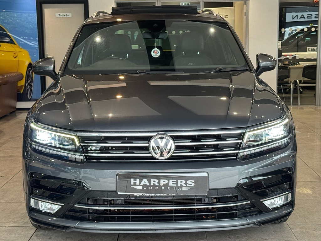Volkswagen Tiguan 2.0 Tdi Bluemotion Tech R-line Suv Dsg LX66RFY Grey #3