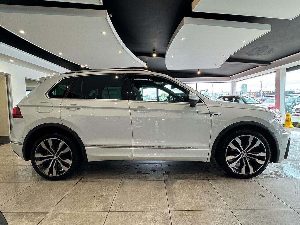 Volkswagen Tiguan 2.0 Tdi R-line Tech Suv Dsg Euro 6 Ss YM69WHK White #6