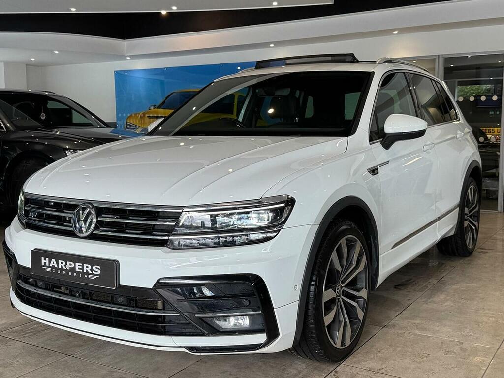 Volkswagen Tiguan 2.0 Tdi R-line Tech Suv Dsg Euro 6 Ss YM69WHK White #5
