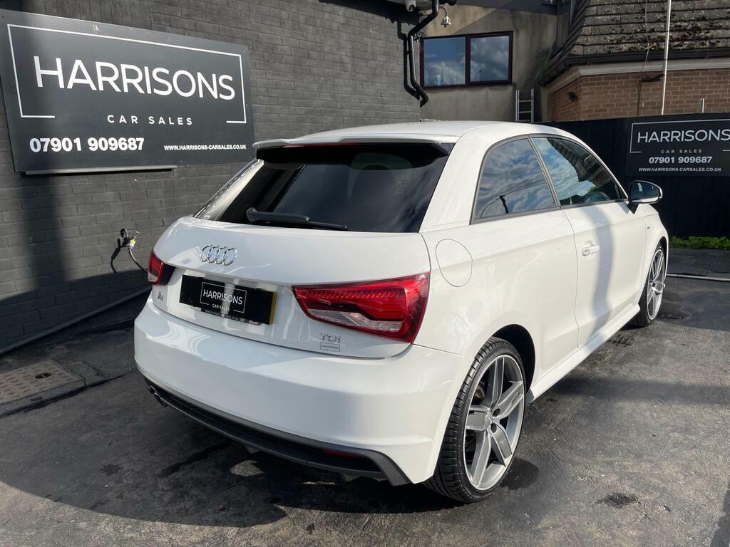 Audi A1 1.6 Tdi S Line Euro 6 S S White #6