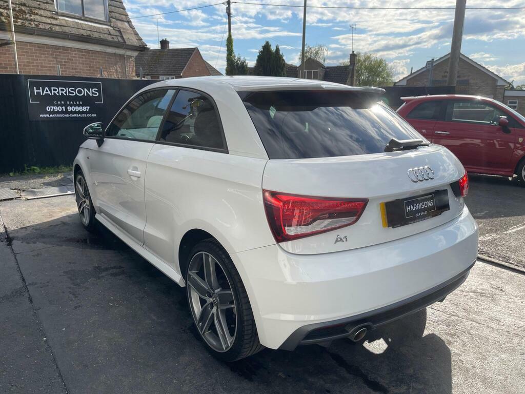 Audi A1 1.6 Tdi S Line Euro 6 S S White #4