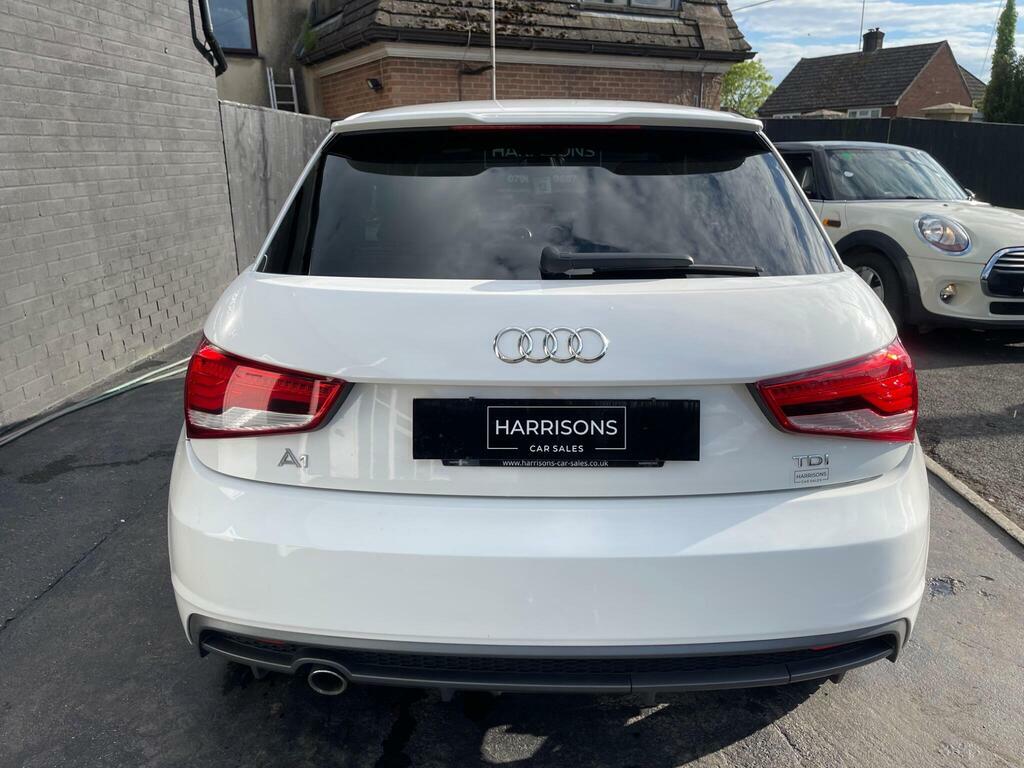 Audi A1 1.6 Tdi S Line Euro 6 S S White #5