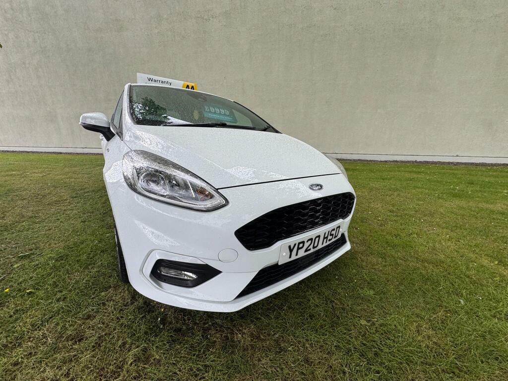 Ford Fiesta 1.0T Ecoboost St-line Edition Euro 6 S S YP20HSD White #4