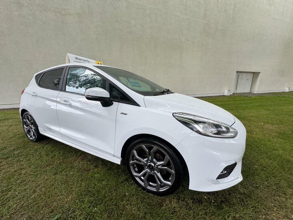 Ford Fiesta 1.0T Ecoboost St-line Edition Euro 6 S S White