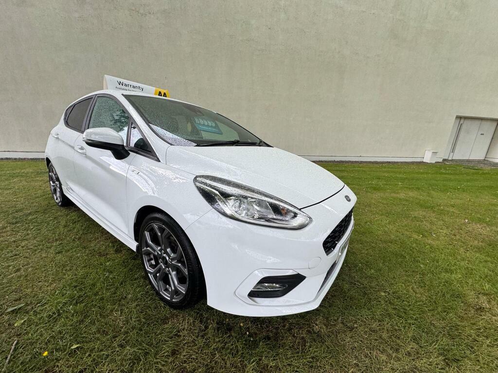 Ford Fiesta 1.0T Ecoboost St-line Edition Euro 6 S S YP20HSD White #2