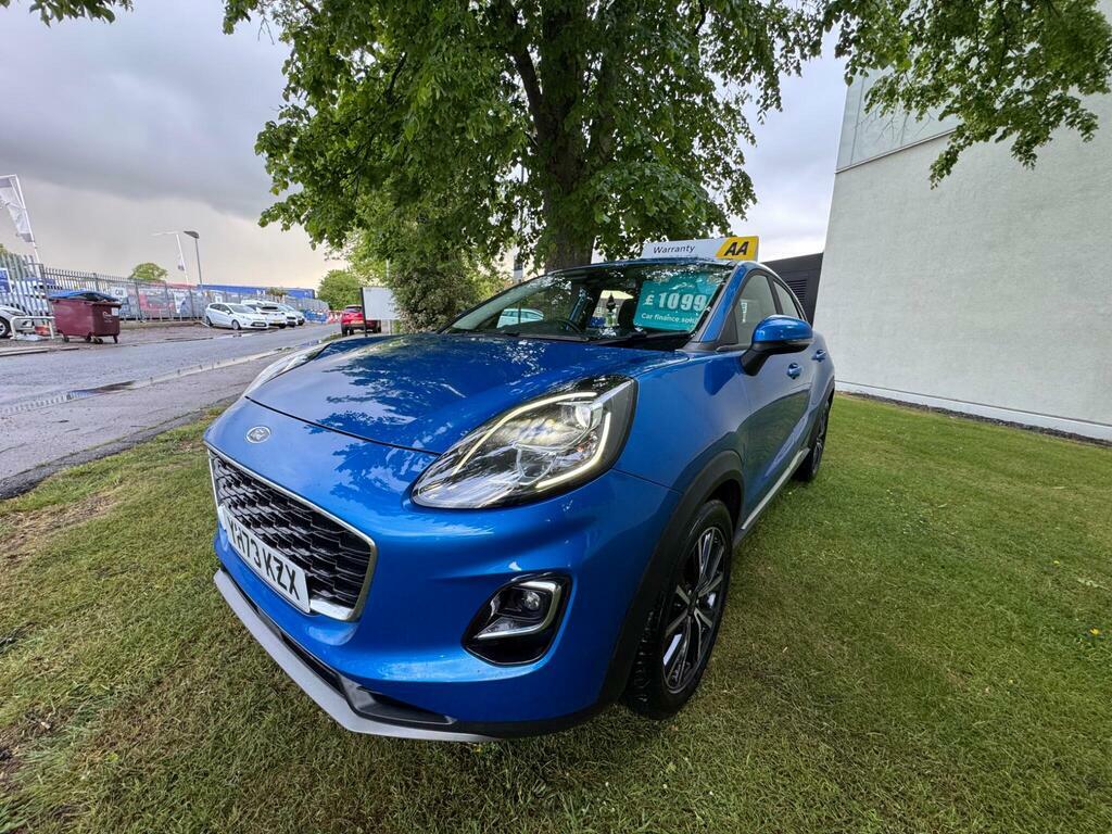Ford Puma 1.0T Ecoboost Mhev Titanium Euro 6 S S YH73KZX Blue #4