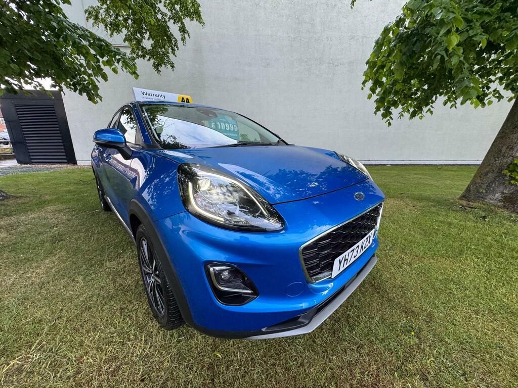 Ford Puma 1.0T Ecoboost Mhev Titanium Euro 6 S S YH73KZX Blue #2