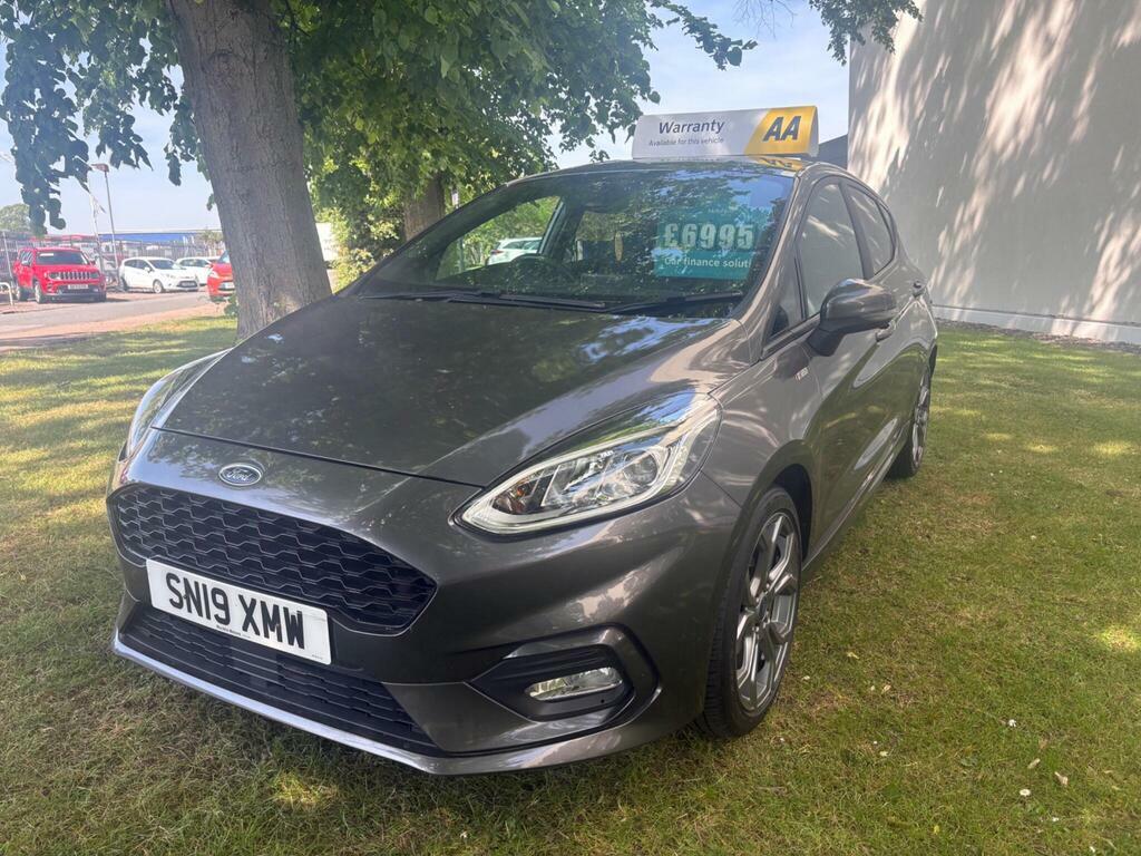 Ford Fiesta 1.0T Ecoboost St-line Euro 6 S S SN19XMW Grey #5
