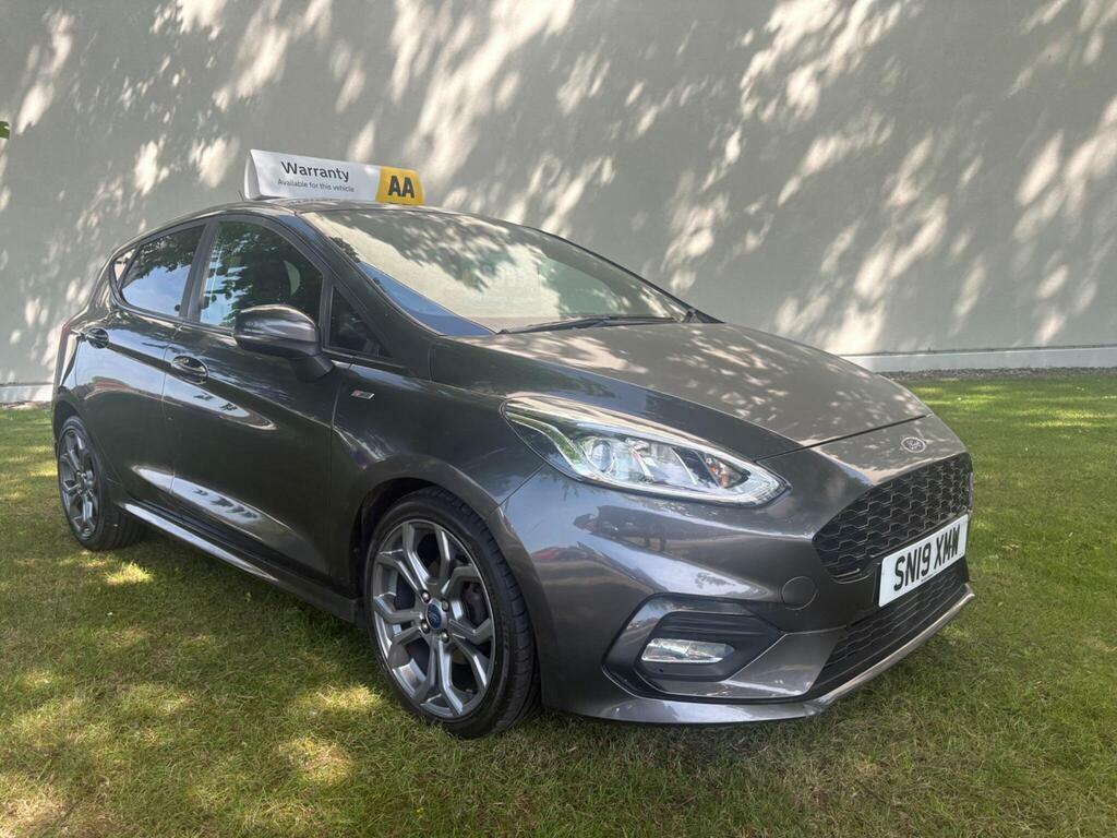 Ford Fiesta 1.0T Ecoboost St-line Euro 6 S S SN19XMW Grey #2