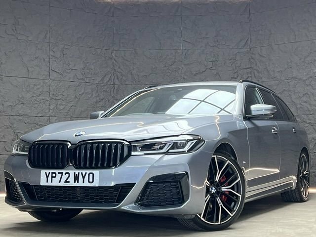 BMW 5 Series 520D M Sport Mhev YP72WYO Grey #3