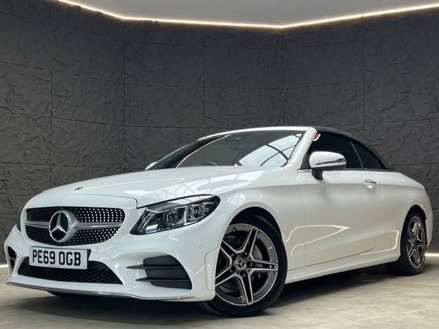 Mercedes-Benz C Class Convertible PE69OGB White #2